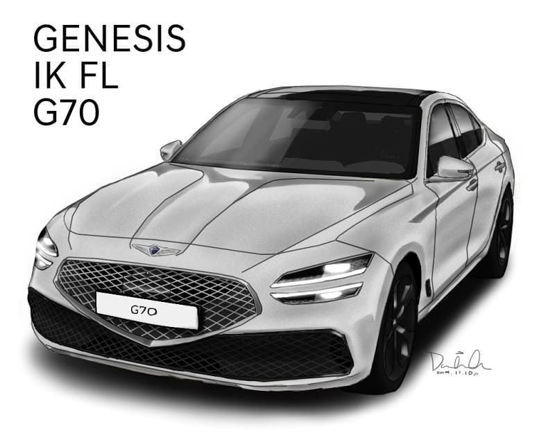 جينيسيس G70 فيس ليفت 2021 تظهر في تصميم تخيلي