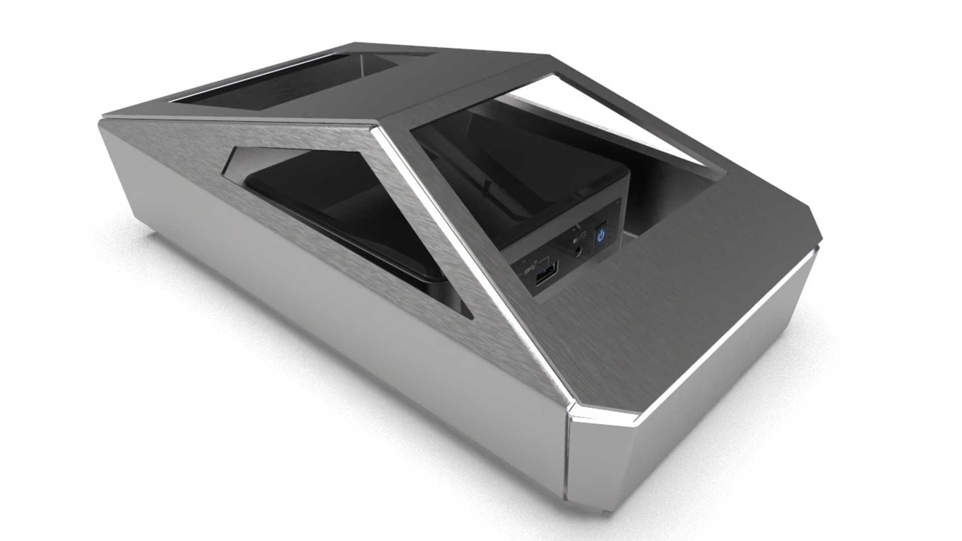 طرح صندوق كمبيوتر بتصميم مشابه لتيسلا سايبرتراك 17