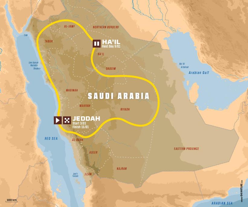 تفاصيل رالي داكار 2021 في السعودية 9