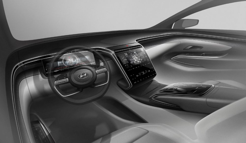هيونداي تكشف عن أولى الصور للجيل الرابع من سيارة توسان 2021 4