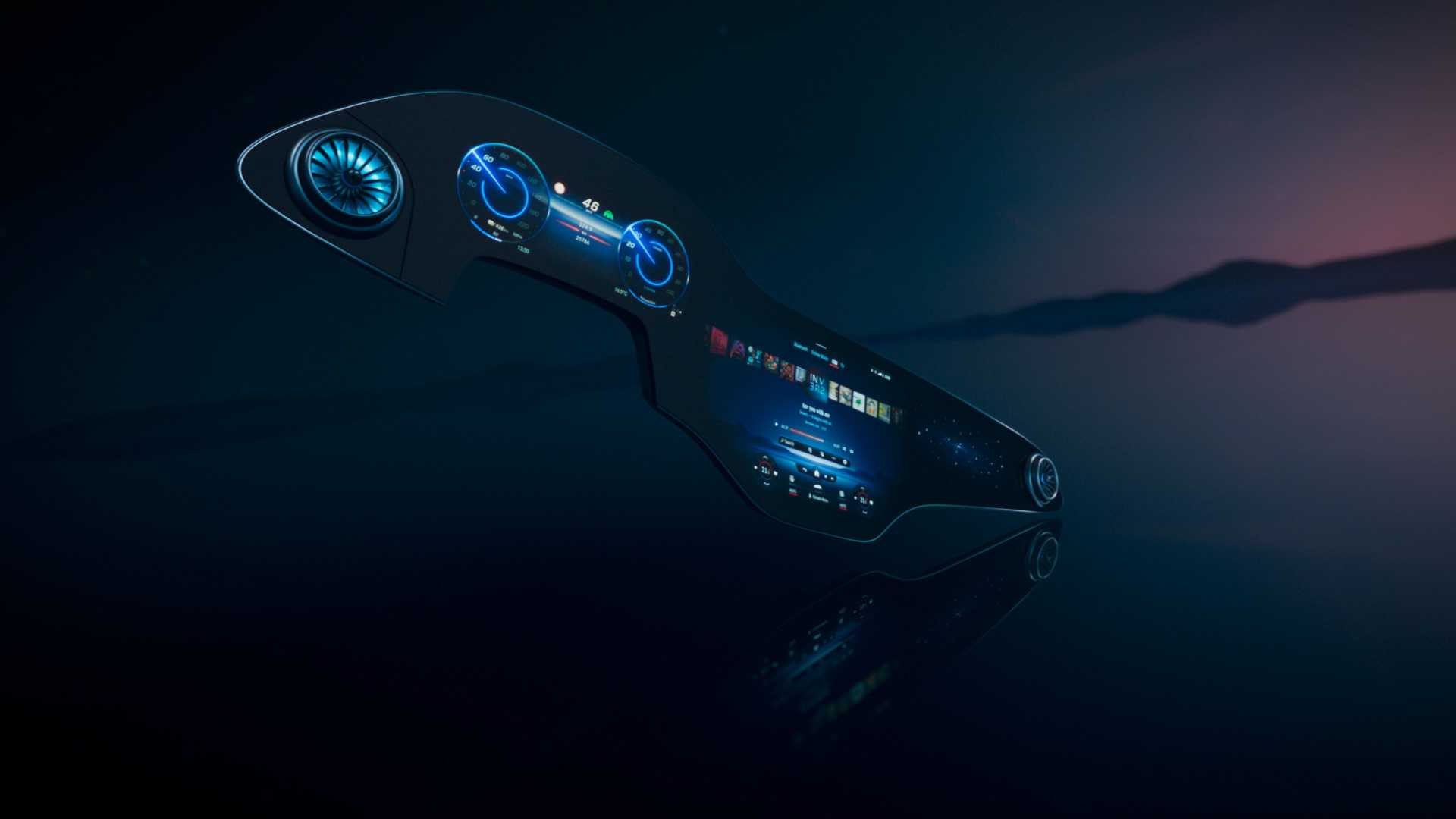 مرسيدس تكشف عن أكبر شاشة لمسية في صناعة السيارات 25