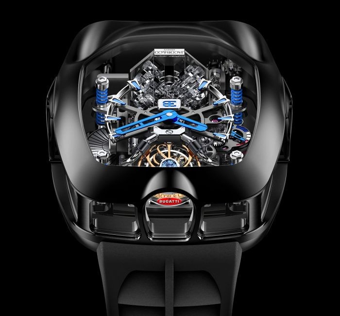 بوجاتي تكشف عن ساعة يد مستوحاة من محرك شيرون بسعر 2.09 مليون ريال!