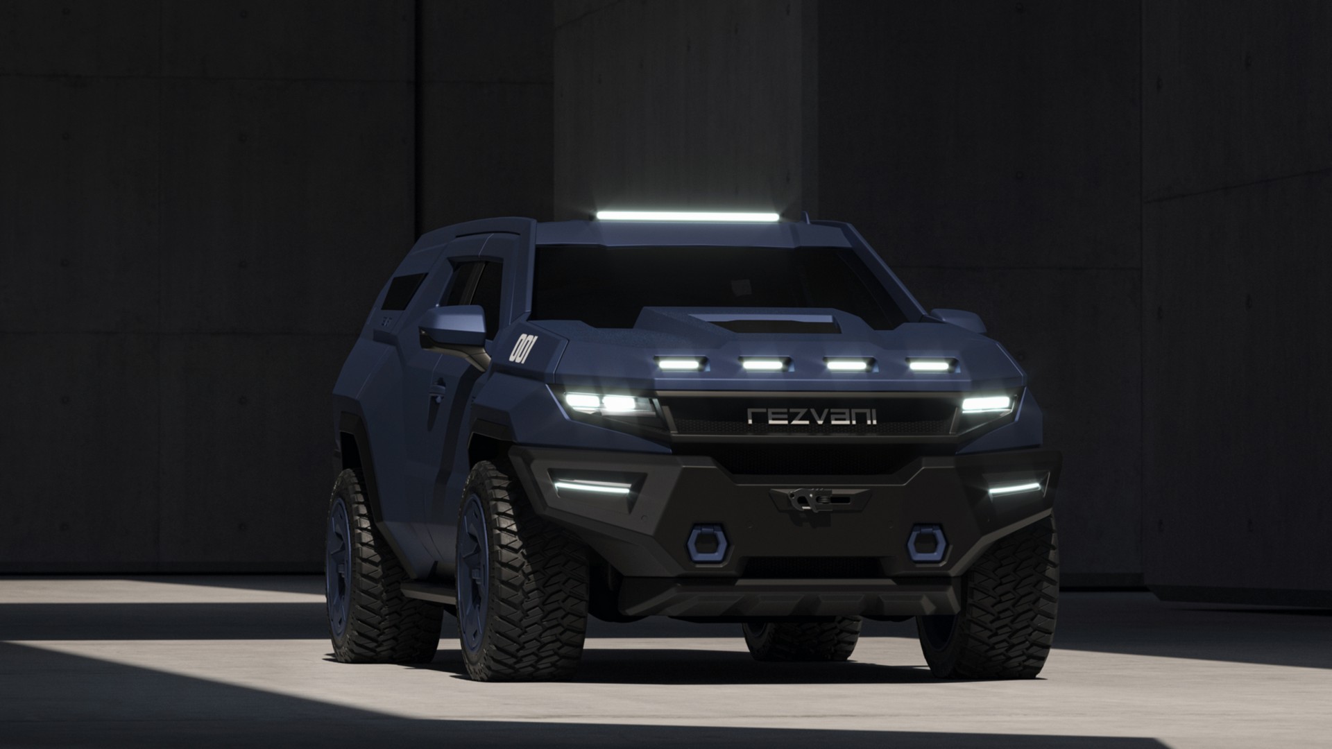ريزفاني فينجنس هي SUV عسكرية جديدة مبنية على كاديلاك اسكاليد 15
