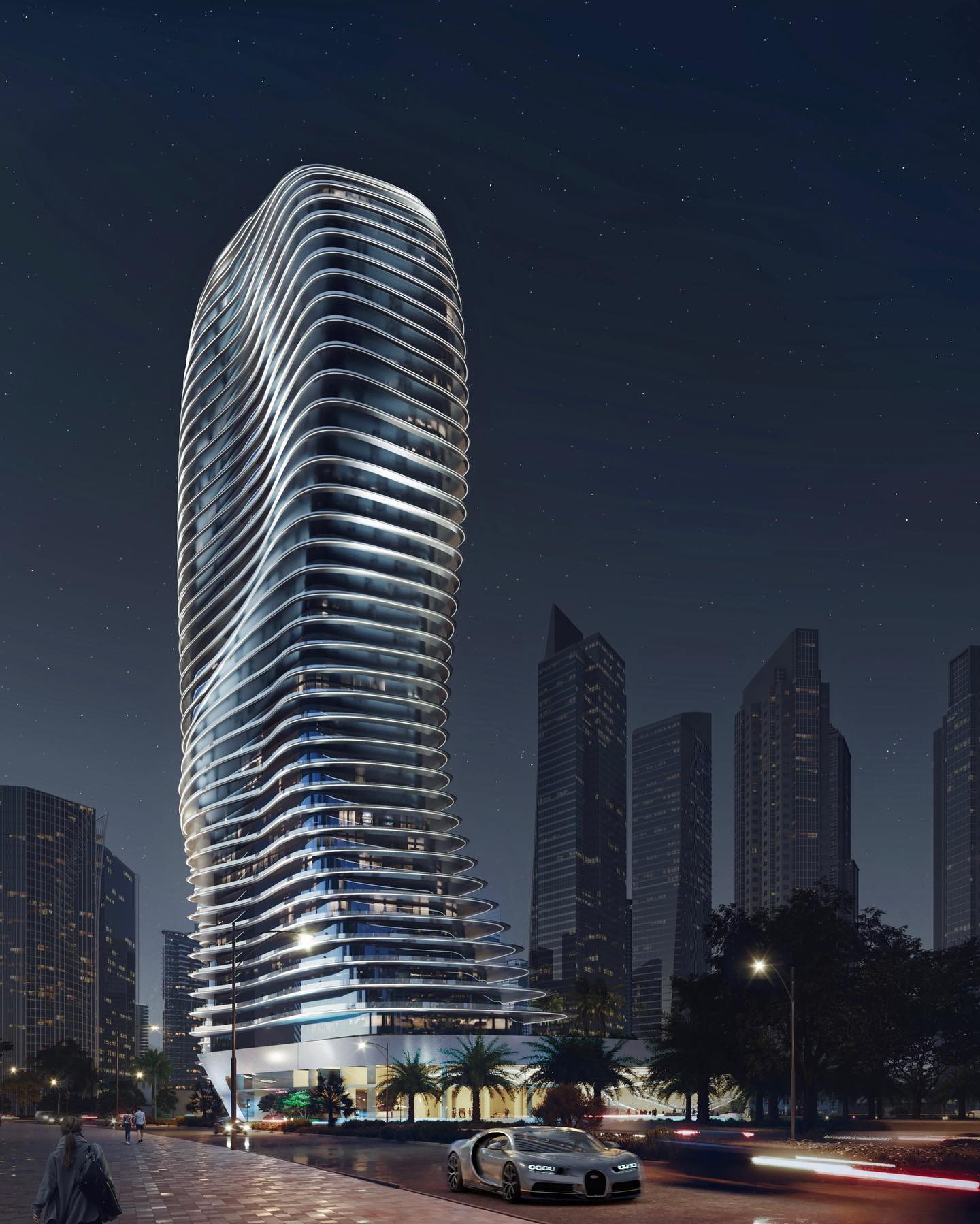 بوجاتي تعلن عن بناء برج سكني فاخر في قلب مدينة دبي! 5
