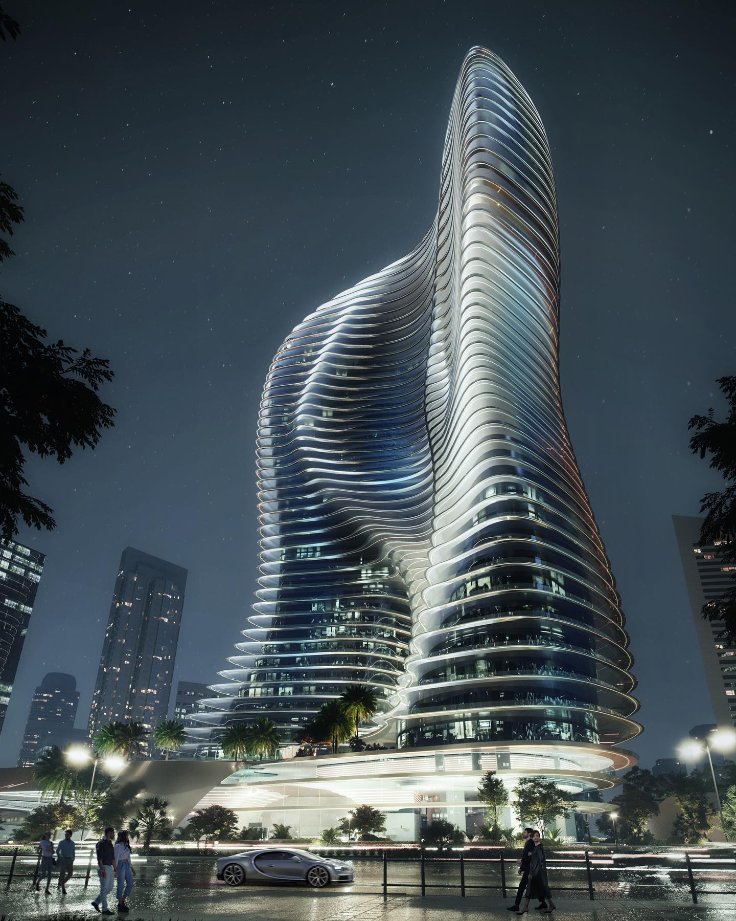 بوجاتي تعلن عن بناء برج سكني فاخر في قلب مدينة دبي! 39