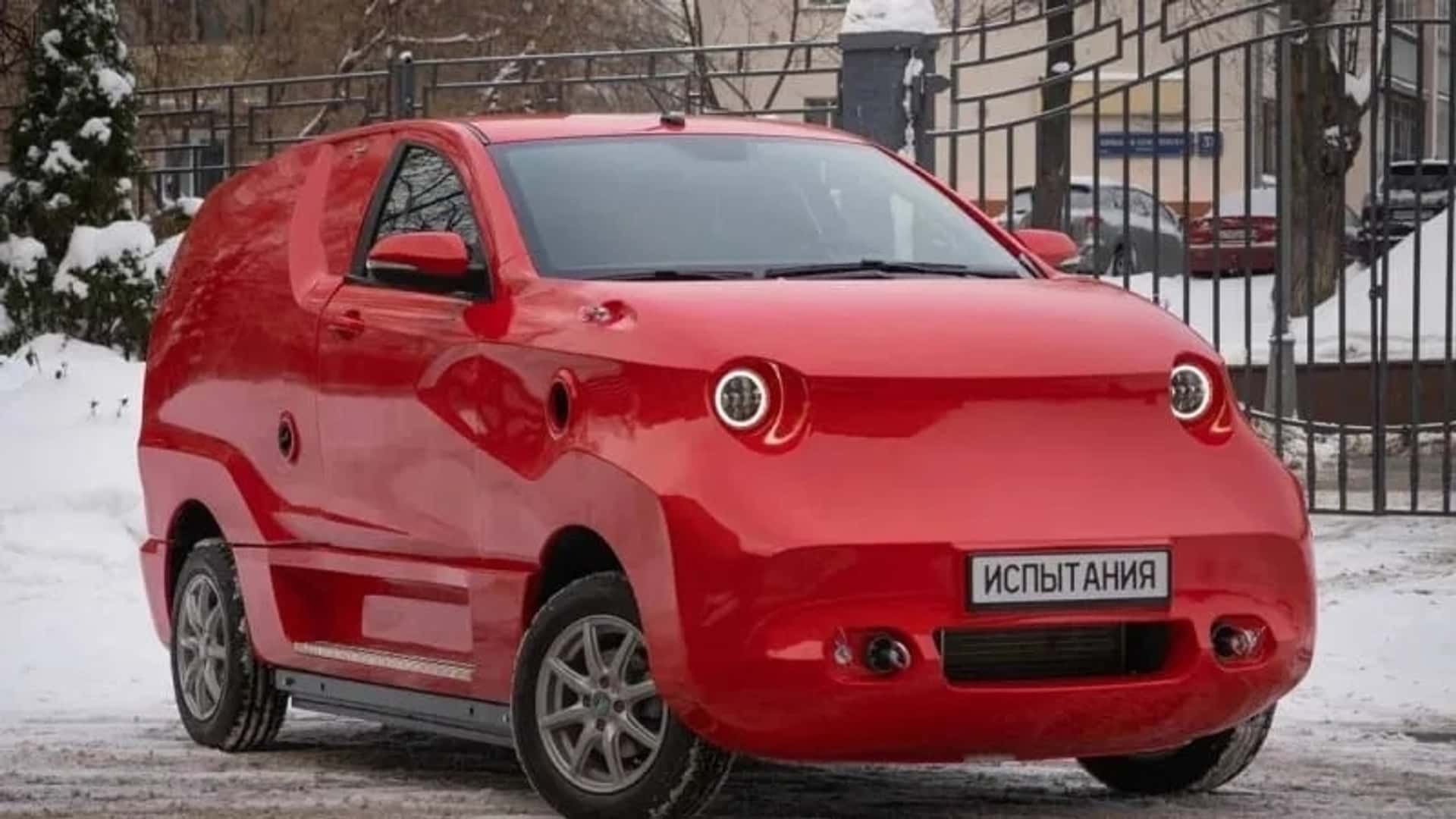 روسيا تقدم سيارة كهربائية جديدة كلياً بتصميم غريب وسيتم تصنيعها في مصنع بي ام دبليو السابق! 1