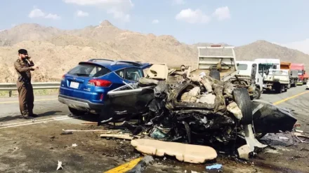 انخفاض 92% في نسبة الحوادث على الطرق السعودية بعد إنارة التقاطعات