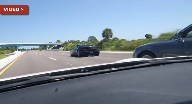 "بالفيديو" مصور هاوي يطارد لامبورجيني هوراكان على طريق السريع وصاحب السيارة يهدده! 4