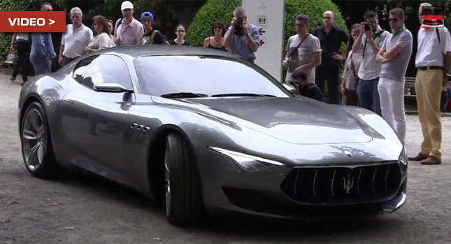“بالفيديو” مازيراتي الفيري الجديدة تثير اعجاب المتفرجين Maserati Alfieri