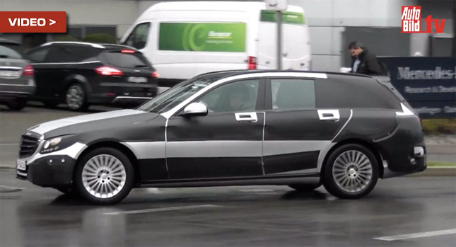 فيديو تجسسي يلتقط سيارة مرسيدس بنز القادمة Benz C-Class فئة C Estate 3