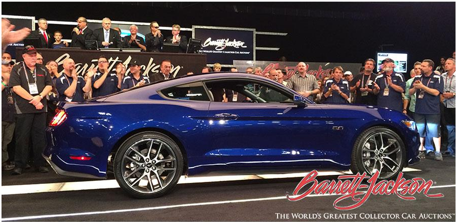 اول Mustang GT 2015 تباع بـ 300 الف دولار !