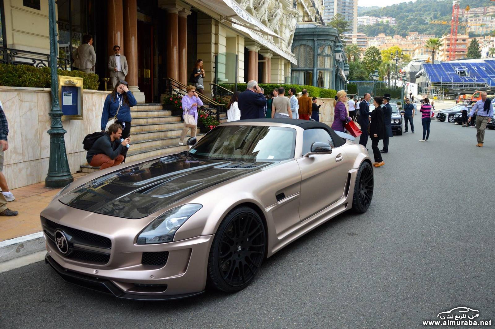 “بالصور” مرسيدس روديستر البراونزية هامان هوك في موناكو Mercedes-Benz SLS AMG
