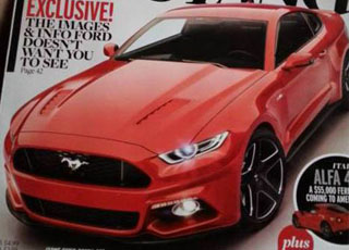 “بالصور” فورد موستنج 2015 تظهر بشكلها الرسمي والجديد كلياً اخيراً Ford Mustang 2015