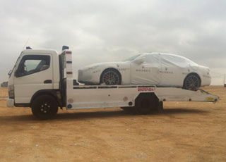وصول مازيراتي كواتروبورتي 2014 اس الجديدة الى مدينة الرياض Maserati Quattroporte 6