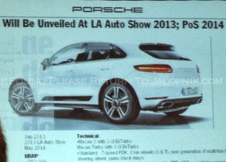 "بالصور" تسريبات عن خطط شركة بورش لسياراتها المستقبلية القادمة Porsche 2015 5