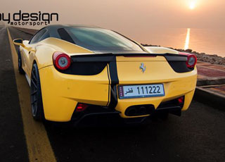 فيراري 458 قطرية معدلة من "باي ديزاين" مع حزمة واطارات جديدة Ferrari 458 1