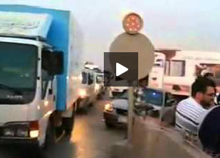 “بالفيديو” سقوط سيارة في حفرة عميقة بمدينة الرياض بحي السلي