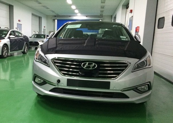 “بالصور” اول صور لمقدمة هيونداي سوناتا 2015 الجديدة كلياً Hyundai Sonata