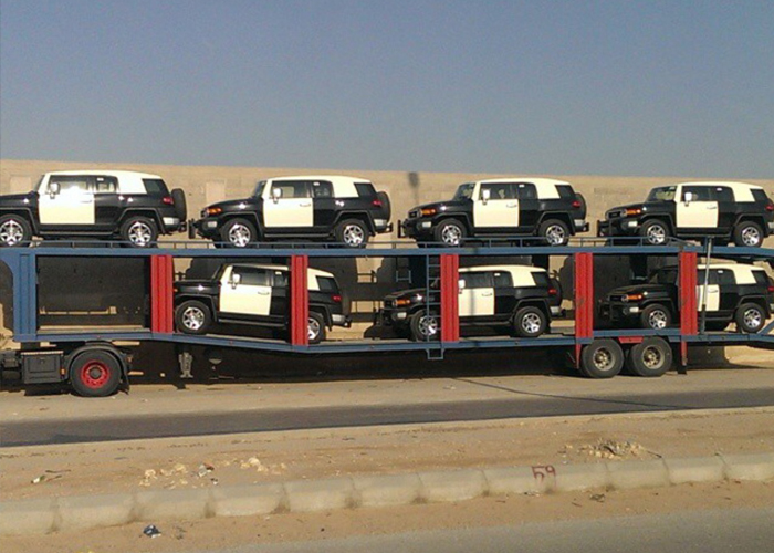 "بالصور" شاهد وصول اول دفعة من سيارات الدوريات الامنية الجديدة الى الرياض 3