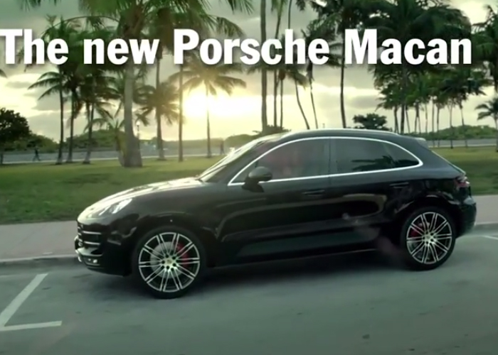 "فيديو" بورش تكشف عن طريقة جديدة ومميزة لتروج سيارتها بورش ماكان 2015 6