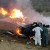 “بالصور” حادث في منطقة جازان يؤدي الى تفحم سيارتين ويخلف ضحايا