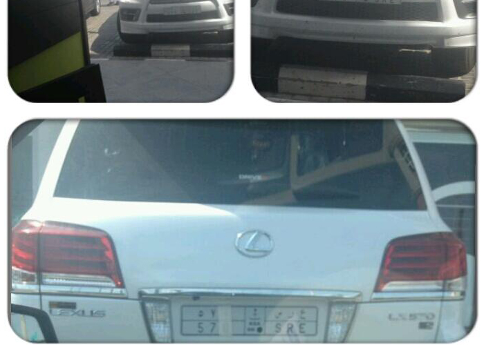 “بالصور” الشيخ محمد العريفي يغطي لوحة سيارته هرباً من كاميرات ساهر