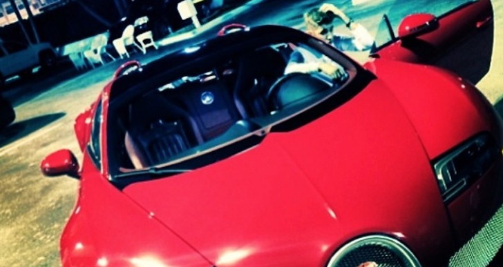 "بالصور" جاستن بيبر يحصل على بوجاتي فيرون هدية Justin Bieber Bugatti 6